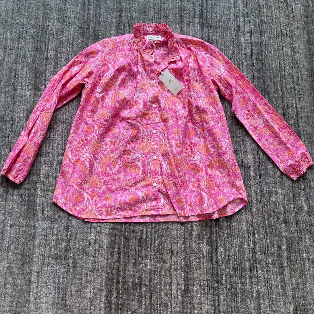 Mille Long Sleeve Button Up Shirt XXS NWT